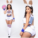 Space Jam Lola Bunny Rabbit Cosplay Costume - Ideal for Halloween Women Cosplay